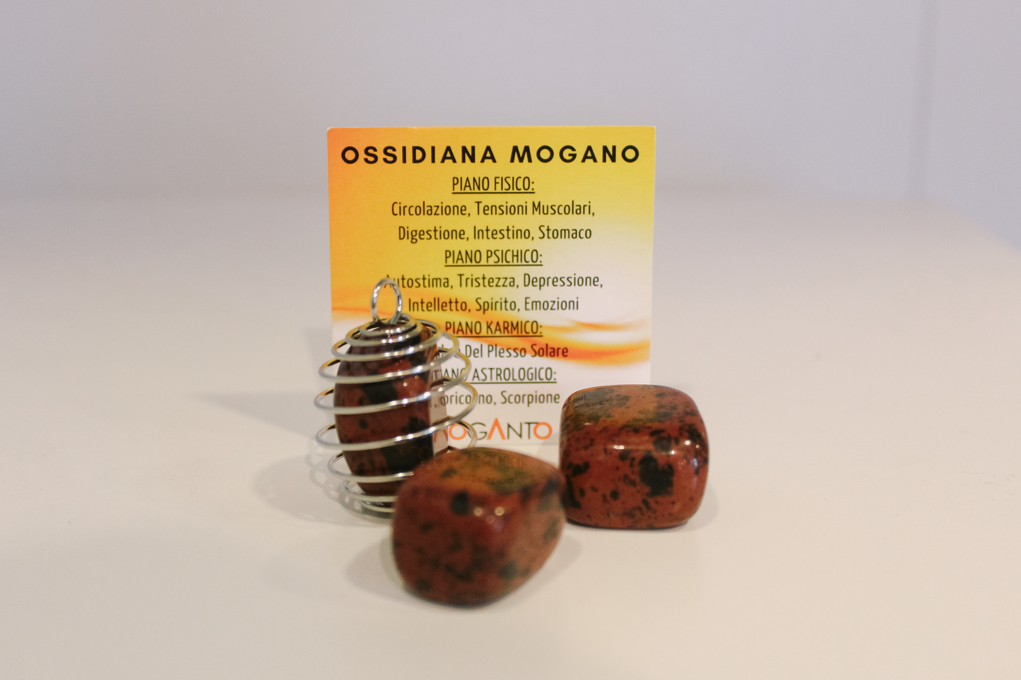 Pietra di Ossidiana Mogano